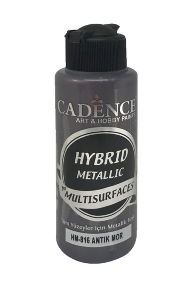 Hybrid Multisurface Metalik Boya 120 Ml. Hm-816 Antik Mor ürün görseli 1