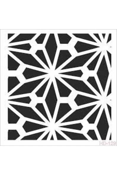 Hd129 Home Dekor Stencil 45x45 ürün görseli 1
