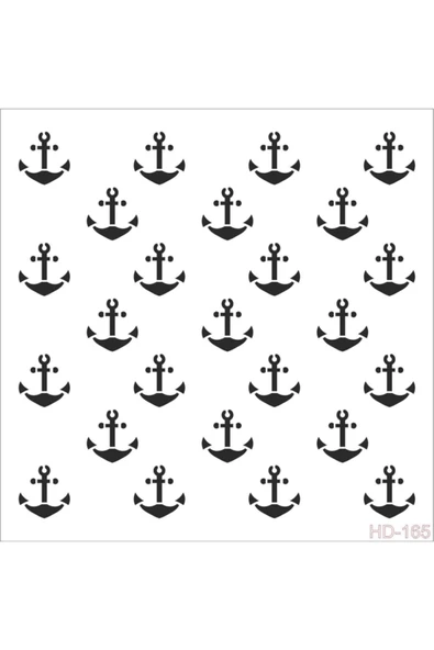 Hd165 Home Dekor Stencil 45x45 ürün görseli 1