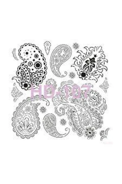 Hd107 Home Dekor Stencil 45x45 ürün görseli 1