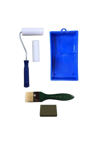 Cadence Boya Sünger Rulo Fırça Seti 6 Parça ürün görseli 1