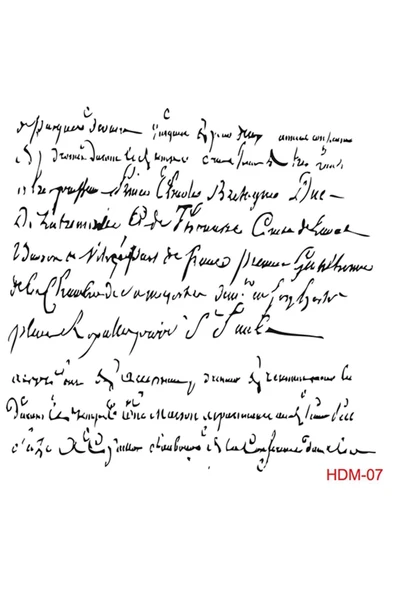 Hdm07 Home Dekor Midi Stencil (25x25) ürün görseli 1