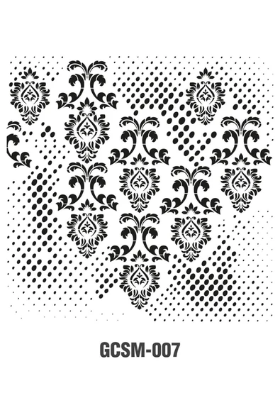 Grunge Stencıl Mini Gcsm-007 25x25 ürün görseli 1