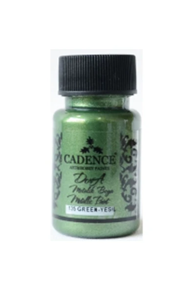 135 Dora Yeşil Dora Metalik Boya 50ml(cc) ürün görseli 1