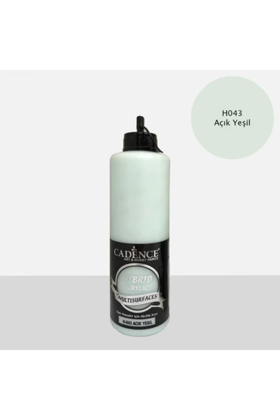 Hibrit Multisurface Akrilik Boya 500 Ml H043 Açık Yeşil ürün görseli 1