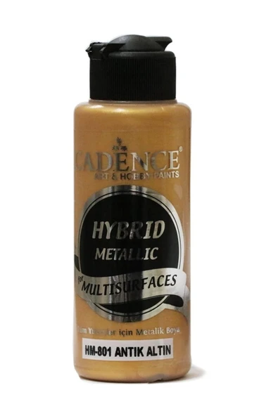 Tüm Yüzeyler Için Metalik Boya Antık Altın Hm-801 120ml ürün görseli