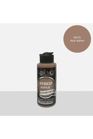 Hibrit Multisurface Akrilik Boya 120 Ml H019 Açık Kahve ürün görseli 1