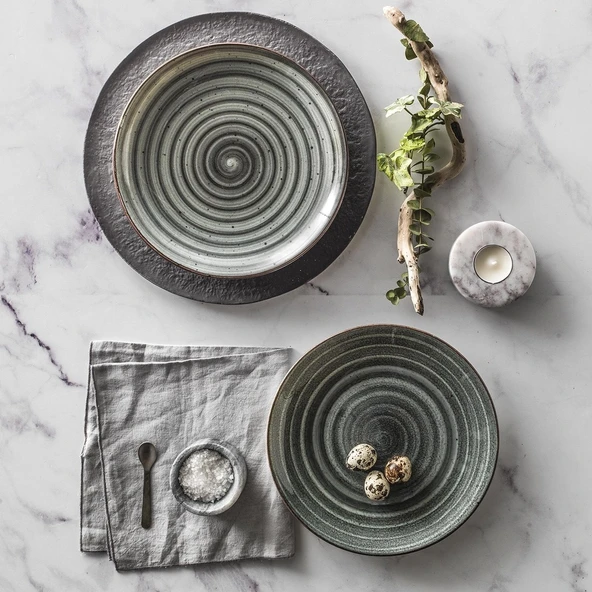 GÜRAL PORSELEN Avanos 21 Cm Bone Düz Tabak ürün görseli 1