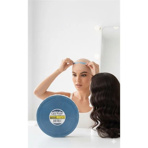 Protez Saç Bandı - 2-4 Haftalık Peruk Bandı Walker Tape Lace Front 2.5cmx33 metre ürün görseli 1