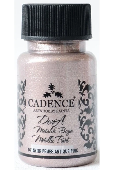 147 Antik Pembe Dora Metalik Boya 50ml(CC) ürün görseli 1