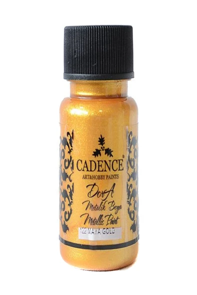 Dora Simli Metalik Boya 122-Maya Altın 50ml ürün görseli 1