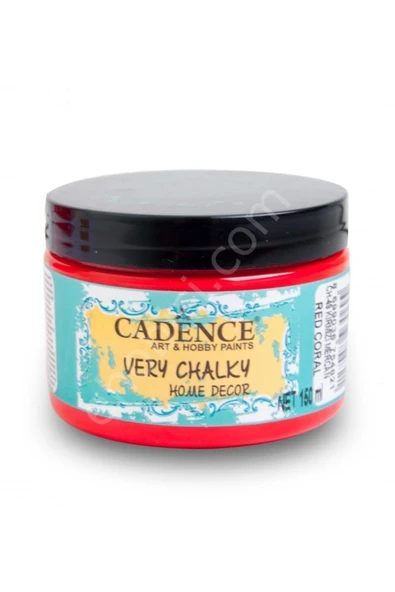 Very Chalky Home Decor Mobilya Boyası 150 ml. 49 KIRMIZI MERCAN ürün görseli 1