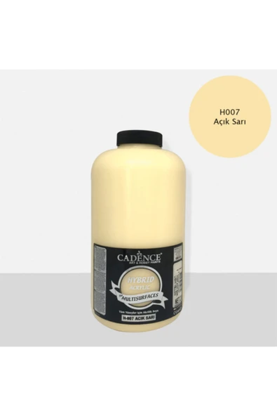 H-007 Açık Sarı 2 Litre Multısurface Hybrıd Akr. ürün görseli 1