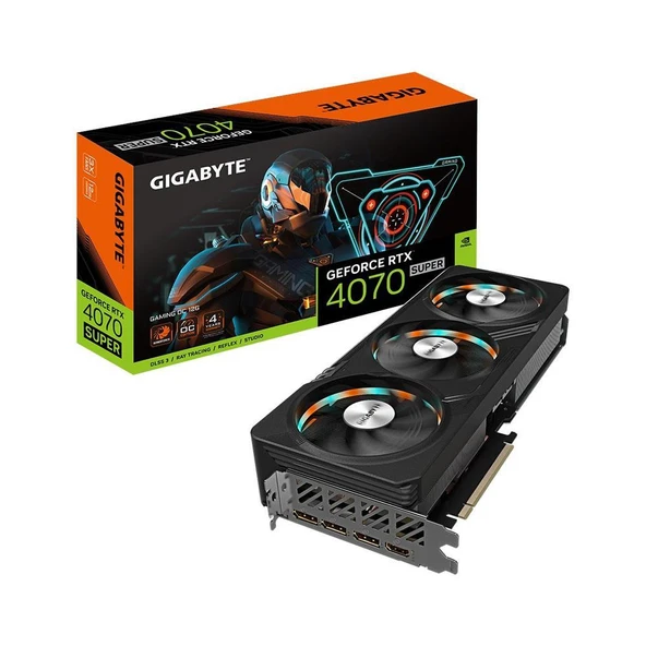 Gigabyte RTX 4070 Super Gaming OC 12G GV-N407SGAMING OC-12GD 192 Bit GDDR6X 12 GB Ekran Kartı Outlet ürün görseli 1