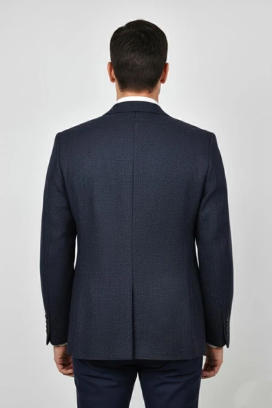 Erkek Kışlık Kumaş Tek Ceket 4 Drop BGL-ST04988 - Resim 5