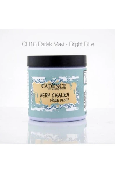 Very Chalky Home Decor Mobilya Boyası 500 ml. 18 PARLAK MAVİ ürün görseli 1