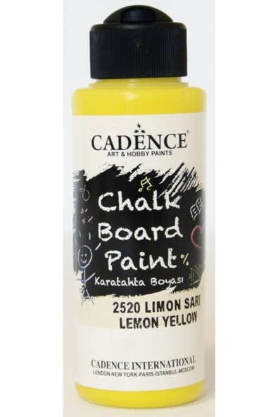2520 Limon Sarı Kara Tahta Boyası ürün görseli 1