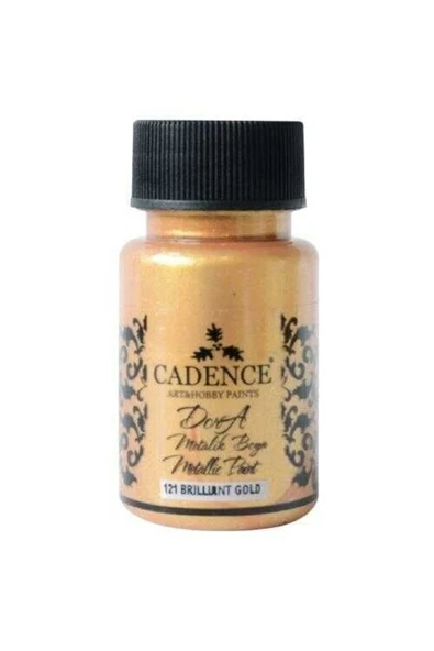 Dora Metalik Boya 50 ml. 121 Brillant Gold ürün görseli 1