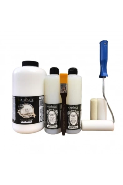 Modahobi Cadence 2 Litre Beyaz Boya + 1 Litre Ultimate Kalın Sır Vernik Set ürün görseli 1