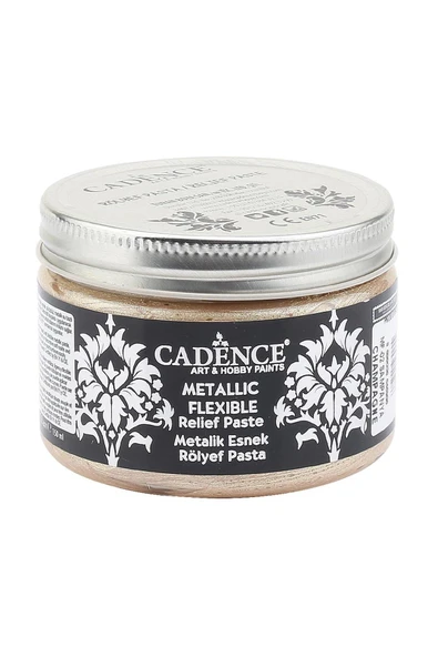 Cadence Metalik Flexible Esnek Rölyef Pasta Mf 02 Şampanya ürün görseli 1