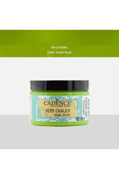 Very Chalky Home Decor Mobilya Boyası 150 ml. 47 FISTIK YEŞİLİ ürün görseli 1