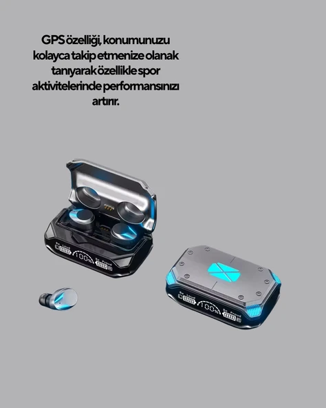 Bluetooth 5.3 Kablosuz Kulaklık – Hızlı Bağlantı, Düşük Gecikme ve Üstün Ses Kalitesi - 2