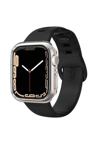 Spigen Apple Watch 41mm (Seri 9/8/7) Kılıf Thin Fit Crystal Clear - ACS04187 - Resim 3