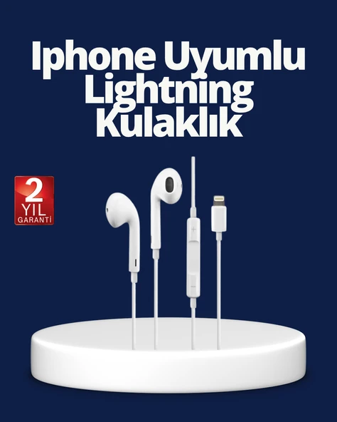 Yüksek Ses Kaliteli Mikrofonlu Kablolu Kulak İçi Kulaklık