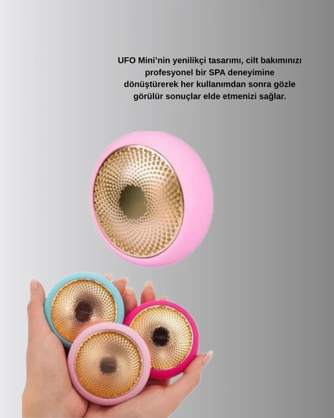UFO Mini Akıllı Cilt Bakım Cihazı – LED Işık Terapisi ve Termal Maske Teknolojisi - Resim 3