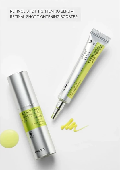 Celimax Set Retinal Shot Tightening Booster 15 ml / Retinol Shot Tightening Serum 30ml - Resim 3