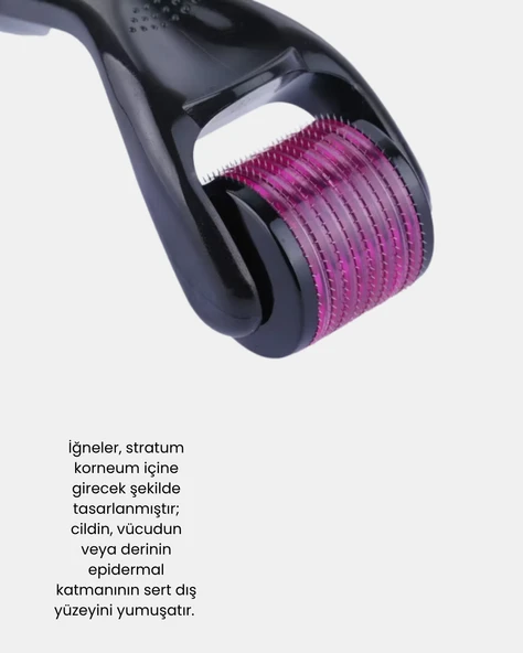 Derma Roller Titanyum İğneli Cilt Yenileyici – Akne ve Kırışıklık Karşıtı - Resim 5