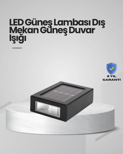Güneş Enerjili LED Duvar Aydınlatması ürün görseli