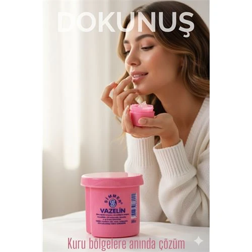 Pembe Vazelin – Dudak, El ve Cilt Nemlendirici, 80 ml Simfer ürün görseli