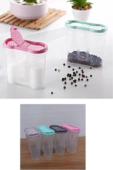 heyf HEYF® Plastik Kapaklı Majör Baharatlık Baharat Saklama Kutusu Kabı ürün görseli 1