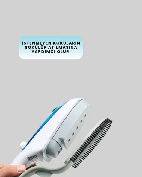 Portatif Buharlı Ütü Pratik Seyahat Tipi Kırışıklık Açıcı - Resim 3