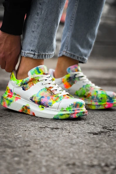 CH254 - CBT Pittura Erkek Ayakkabı 550 COLORFULL - Resim 4