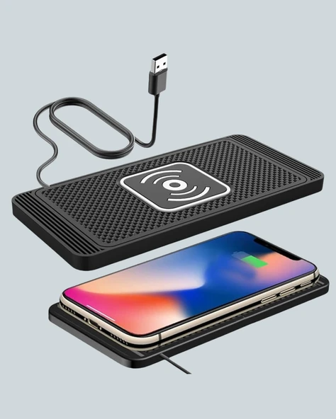 Hızlı Kablosuz Araç Şarj Cihazı – Manyetik Pad, Aşırı Isınma Korumalı - Resim 2