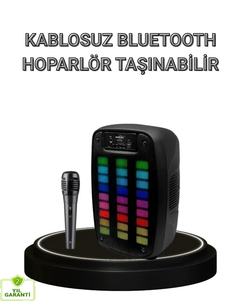 Bluetooth Hoparlör – Kablosuz Bağlantı, 2 Saat Müzik Süresi ürün görseli