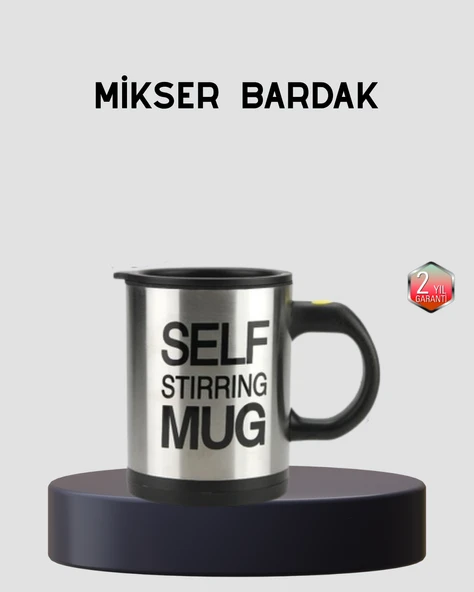 Otomatik Karıştıran Akıllı Kupa – Paslanmaz Çelik, Isı Korumalı ürün görseli 1
