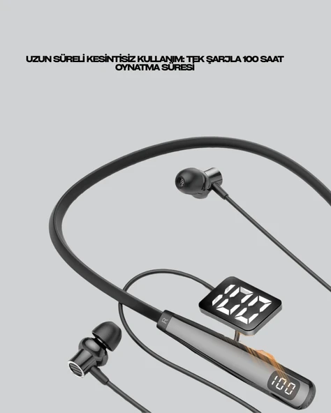 Y12 Uyumlu Spor Bluetooth Kulaklık – Uzun Pil Ömrü, Manyetik Kulaklık Başlığı - 4