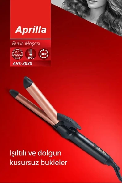 Aprilla AHS-2030 Bukle Saç Maşası ürün görseli