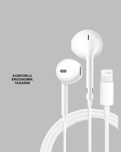 Yüksek Ses Kaliteli Mikrofonlu Kablolu Kulak İçi Kulaklık - 5