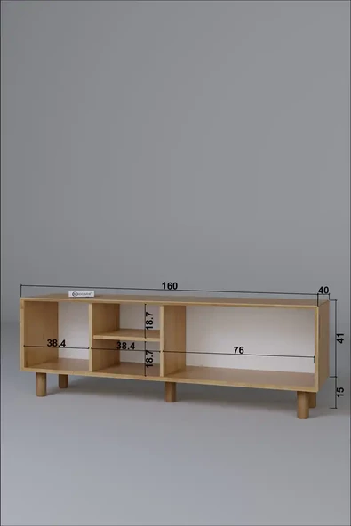 Bohem Serisi Safir Meşe Tv Ünitesi - Resim 7