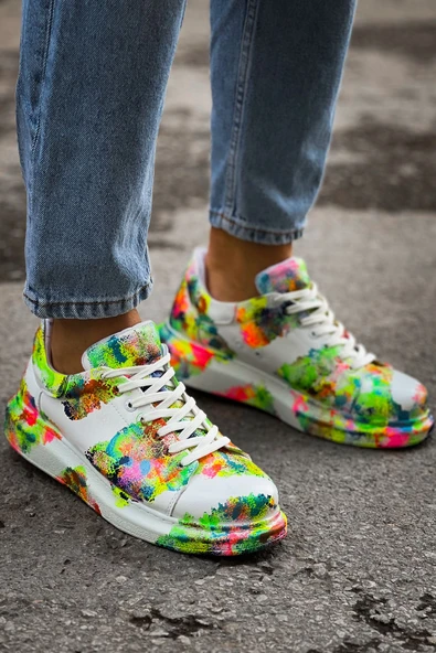 CH254 - CBT Pittura Erkek Ayakkabı 550 COLORFULL - Resim 3