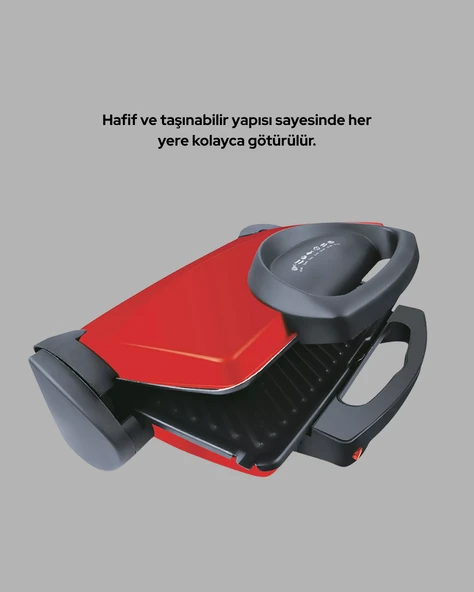 Profesyonel 2000W Tost Makinesi – Ayarlanabilir Termostat ve Çıkarılabilir Plaka - Resim 3