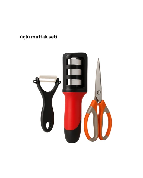 3’lü Mutfak Makası Seti ürün görseli