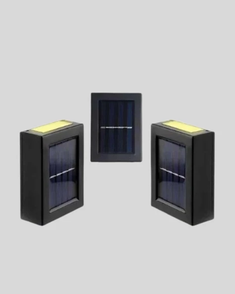 Solar Güçlü 6 LED Dış Mekan Lambası – Otomatik Aç/Kapa Işık Sensörlü Aydınlatma - Resim 3