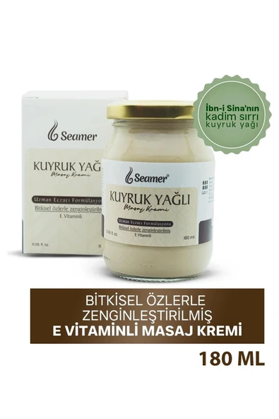 Seamer Kuyruk Yağı Masaj Kremi 180 ml ürün görseli 1