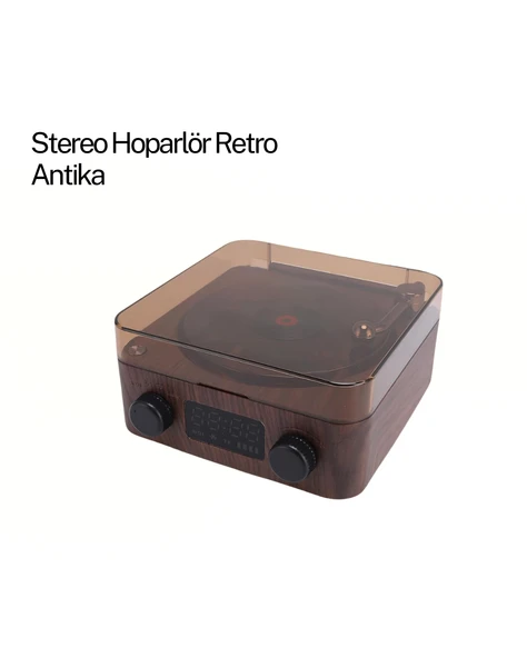 GRAMAFON SPEAKER KAHVERENGİ ürün görseli