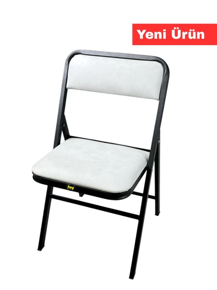 Katlanır Kamp Sandalyesi Kirli Beyaz Piknik Sandalyesi - Tekli ürün görseli